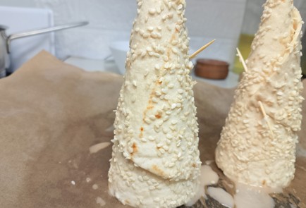 Фото шага рецепта Закуска с курицей и грибами 191223 шаг 5  