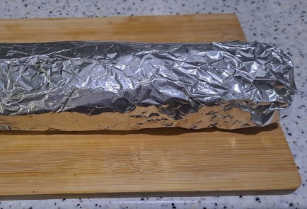 Фото шага рецепта Закусочное сало с зеленым базиликом 186697 шаг 12  