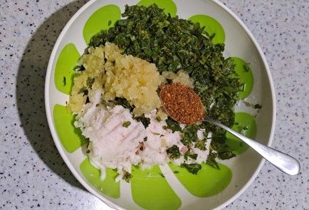 Фото шага рецепта Закусочное сало с зеленым базиликом 186697 шаг 8  