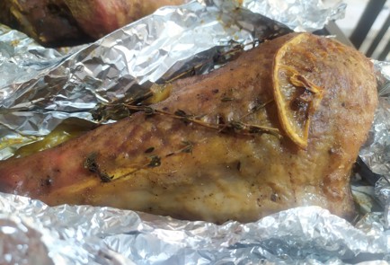 Фото шага рецепта Голень индейки в духовке 189722 шаг 8  