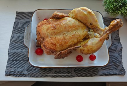 Фото шага рецепта Запеченная курица с хрустящей корочкой 189150 шаг 11  