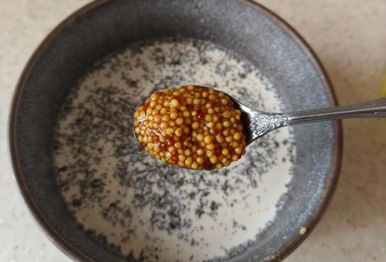 Фото шага рецепта Запеченная семга в сливках и зелени 175340 шаг 10  