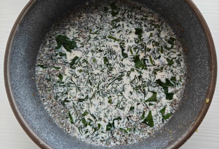 Фото шага рецепта Запеченная семга в сливках и зелени 175340 шаг 12  