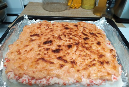 Фото шага рецепта Запеченные роллы 190690 шаг 9  