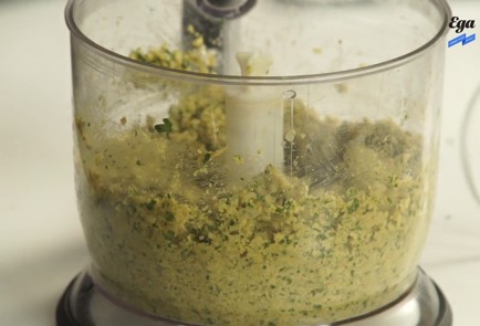 Фото шага рецепта Запеченный баклажан с фалафелем 125552 шаг 4  