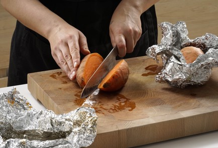 Фото шага рецепта Запеченный батат 152824 шаг 6  