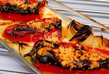 Фото шага рецепта Запеченный фаршированный рамиро 153097 шаг 10  