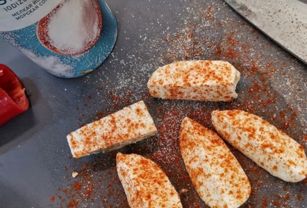 Фото шага рецепта Запеченный фаршированный рамиро 153097 шаг 3  