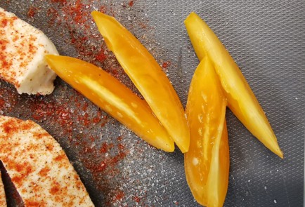 Фото шага рецепта Запеченный фаршированный рамиро 153097 шаг 4  