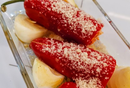 Фото шага рецепта Запеченный фаршированный рамиро 153097 шаг 8  