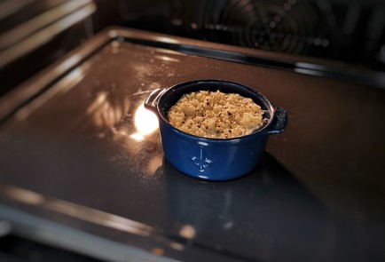 Фото шага рецепта Запеченный камамбер с клюквой и пармезаном 153033 шаг 8  