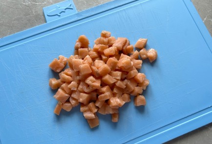 Фото шага рецепта Запеченный картофель с семгой и шпинатом 174245 шаг 6