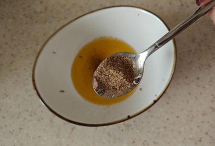 Фото шага рецепта Запеченный картофель с шампиньонами 176369 шаг 6  