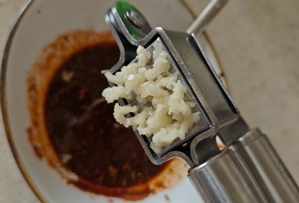 Фото шага рецепта Запеченный картофель с шампиньонами 176369 шаг 9  