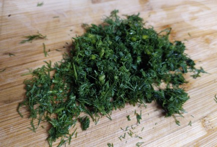 Фото шага рецепта Запеченный картофель с закуской из сельди 189387 шаг 5  