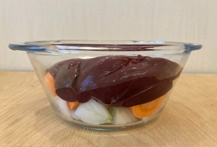 Фото шага рецепта Запеченный паштет из печени индейки 173637 шаг 4  