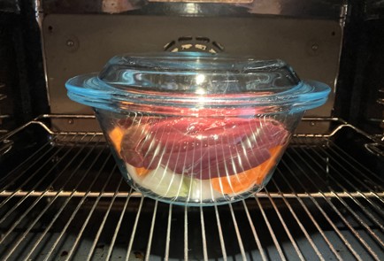 Фото шага рецепта Запеченный паштет из печени индейки 173637 шаг 5  