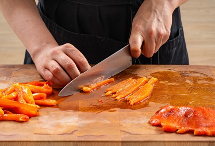 Фото шага рецепта Запеченный перец со страчателлой 176341 шаг 4  