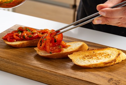 Фото шага рецепта Запеченный перец со страчателлой 176341 шаг 8  