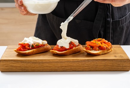 Фото шага рецепта Запеченный перец со страчателлой 176341 шаг 9  