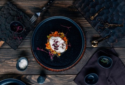 Фото шага рецепта Запеченный стейк из малоглазого макруруса с овощным соте 139323 шаг 3  