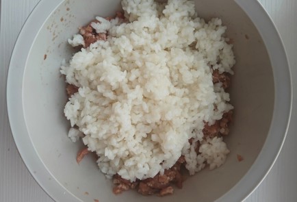 Фото шага рецепта Запеченные тефтели с пекинской капустой 175468 шаг 2  