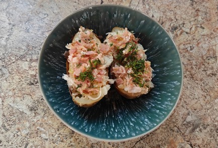 Фото шага рецепта Запеченный картофель с беконом 189490 шаг 12  