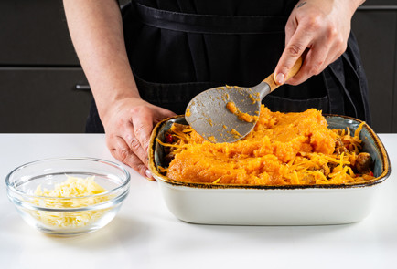 Фото шага рецепта Запеканка из батата с курицей 191253 шаг 11  