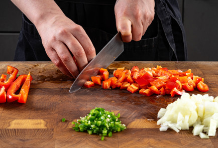 Фото шага рецепта Запеканка из батата с курицей 191253 шаг 3  