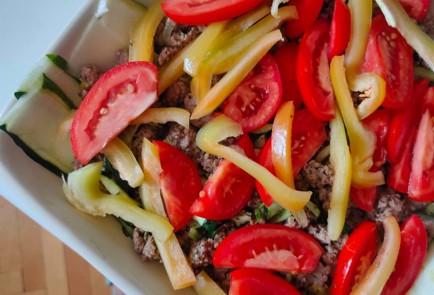 Фото шага рецепта Запеканка из цукини и фарша с овощами 186991 шаг 18  