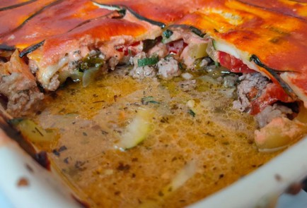 Фото шага рецепта Запеканка из цукини и фарша с овощами 186991 шаг 24  