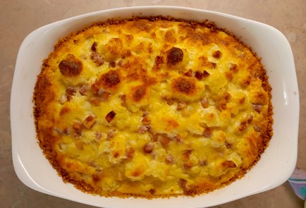 Фото шага рецепта Запеканка из цветной капусты с ветчиной 186976 шаг 16