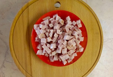 Фото шага рецепта Запеканка из цветной капусты с ветчиной 186976 шаг 4