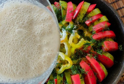 Фото шага рецепта Запеканка из кабачков помидоров и домашнего творога 174519 шаг 11  