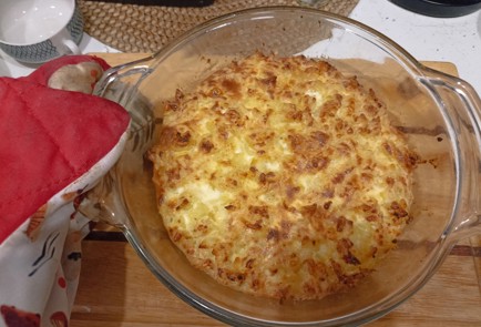 Фото шага рецепта Запеканка из макарон и творога как в детстве 191194 шаг 12