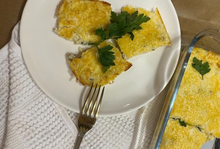 Фото шага рецепта Запеканка из поленты с грибами и сыром 174748 шаг 6  