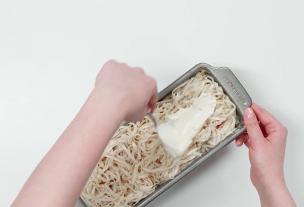 Фото шага рецепта Запеканка из пшеничной лапши с купатами 173508 шаг 13  