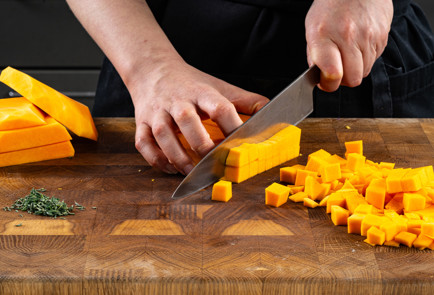 Фото шага рецепта Запеканка из тыквы с клюквой 191185 шаг 3  