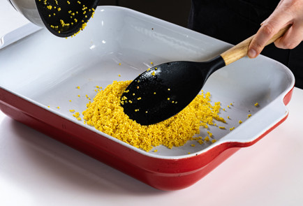 Фото шага рецепта Запеканка из тыквы с клюквой 191185 шаг 4  