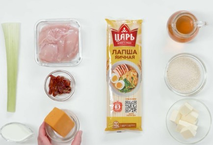 Фото шага рецепта Запеканка из яичной лапши c курицей 173512 шаг 1  