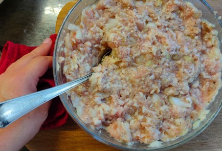 Фото шага рецепта Картофель запеченный с фасолью и фаршем 174780 шаг 10  