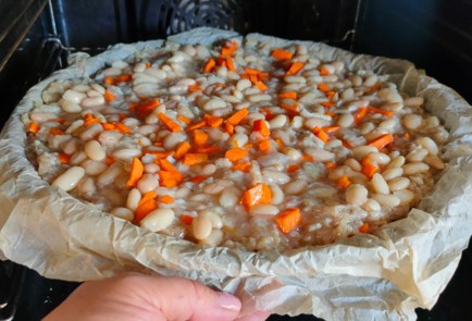 Фото шага рецепта Картофель запеченный с фасолью и фаршем 174780 шаг 18  