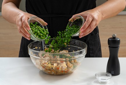 Фото шага рецепта Запеканка с курицей и грибами 173855 шаг 11  