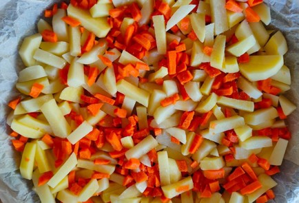 Фото шага рецепта Картошка с фаршем и фасолью в духовке 174835 шаг 11  