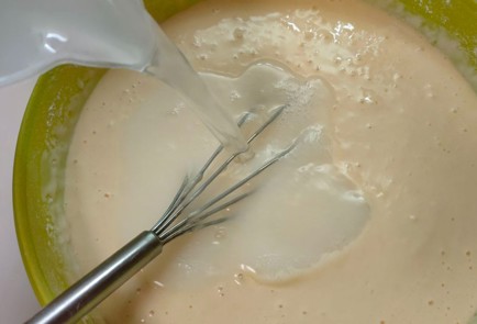 Фото шага рецепта Заварные блины с творожной начинкой 188763 шаг 10