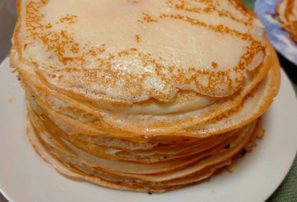 Фото шага рецепта Заварные блины с творожной начинкой 188763 шаг 15