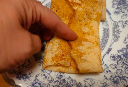 Фото шага рецепта Заварные блины с творожной начинкой 188763 шаг 26