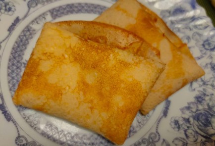 Фото шага рецепта Заварные блины с творожной начинкой 188763 шаг 27