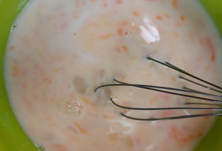 Фото шага рецепта Заварные блины с творожной начинкой 188763 шаг 6