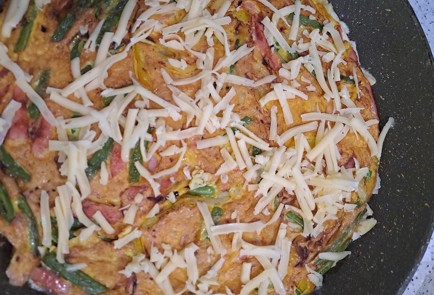 Фото шага рецепта Завтрак из лаваша со спаржевой фасолью 189974 шаг 12